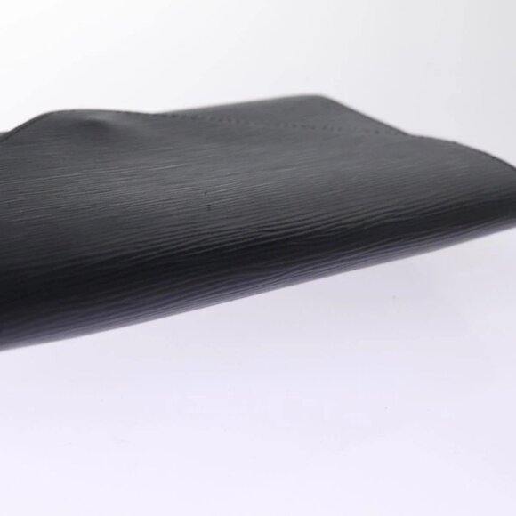 LOUIS VUITTON Epi Art Deco Clutch Bag Black M52632 LV Auth th5039 - Picture 7 of 16